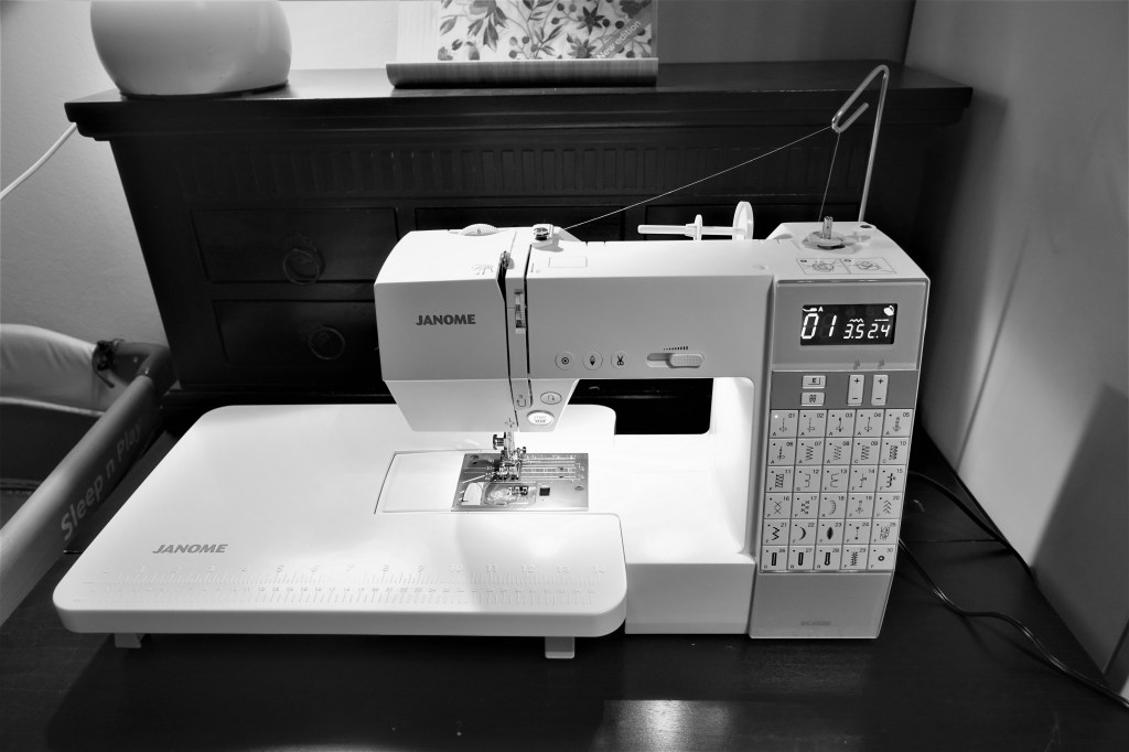 The Janome DC6030 sewing machine